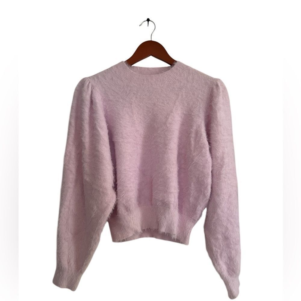 Lili Sidonion Elegant Lilac Crew Neck Sweater EUC